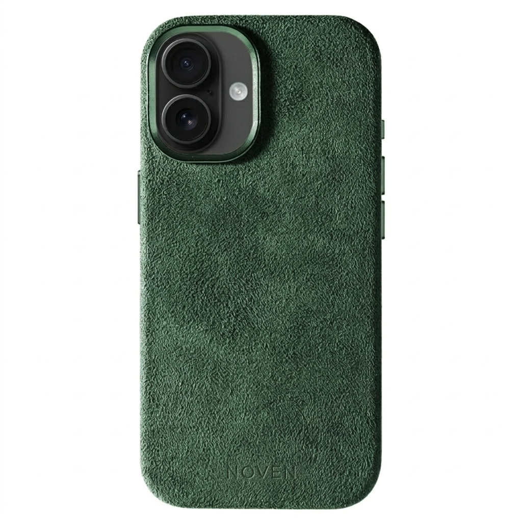 iPhone 16 Funda De Alcantara - Verde