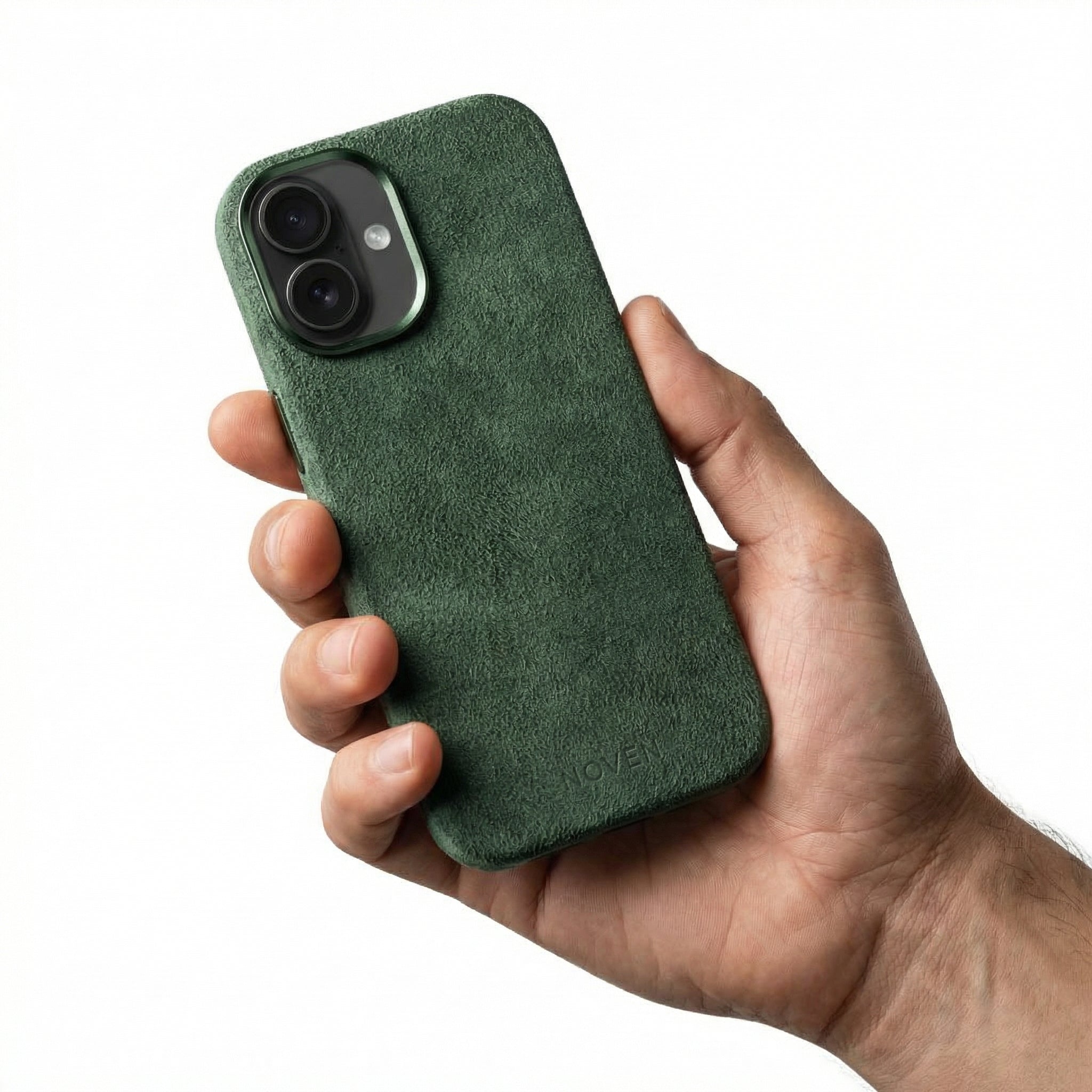iPhone 16 Funda De Alcantara - Verde