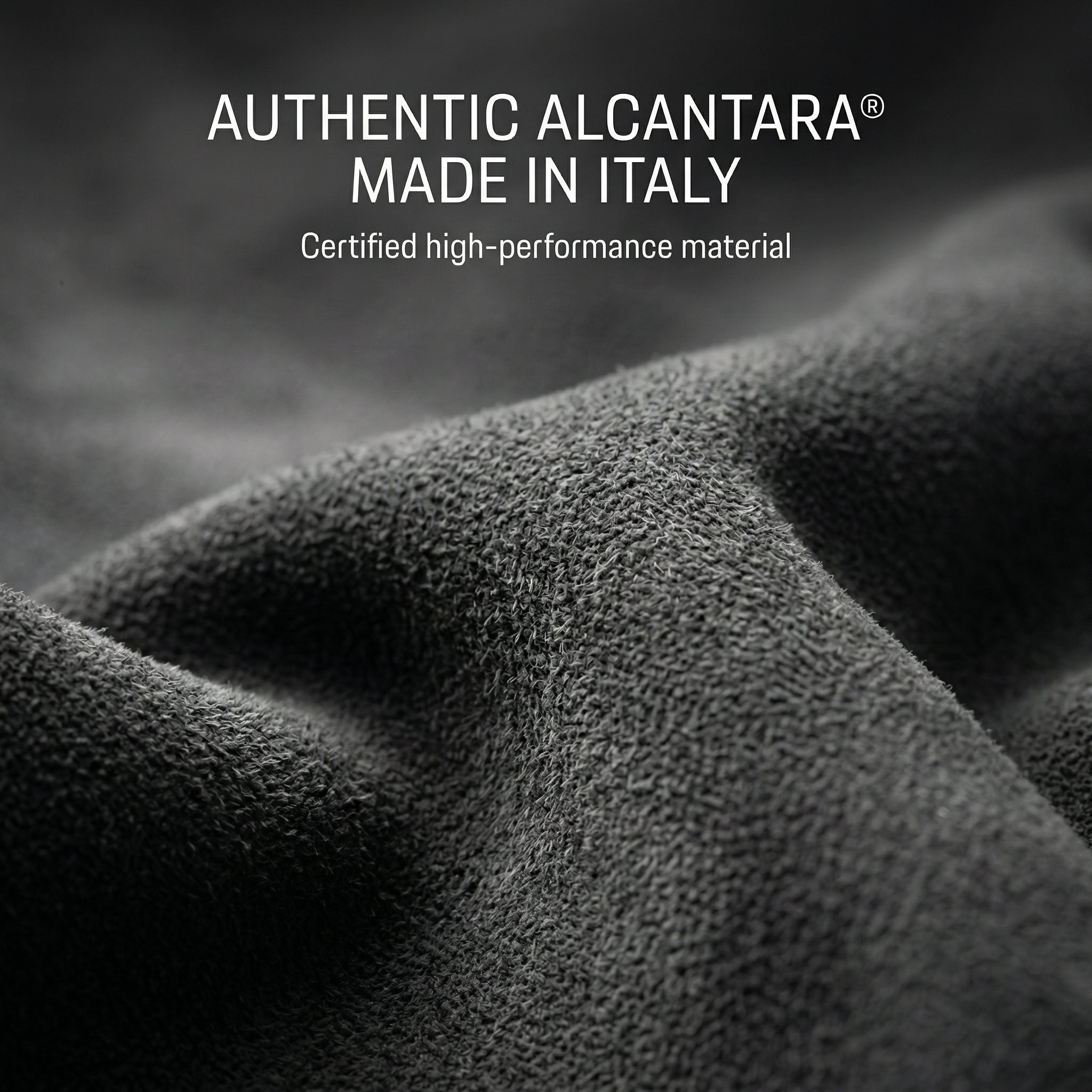 iPhone 14 Pro Max Funda De Alcantara - Gris Oscuro