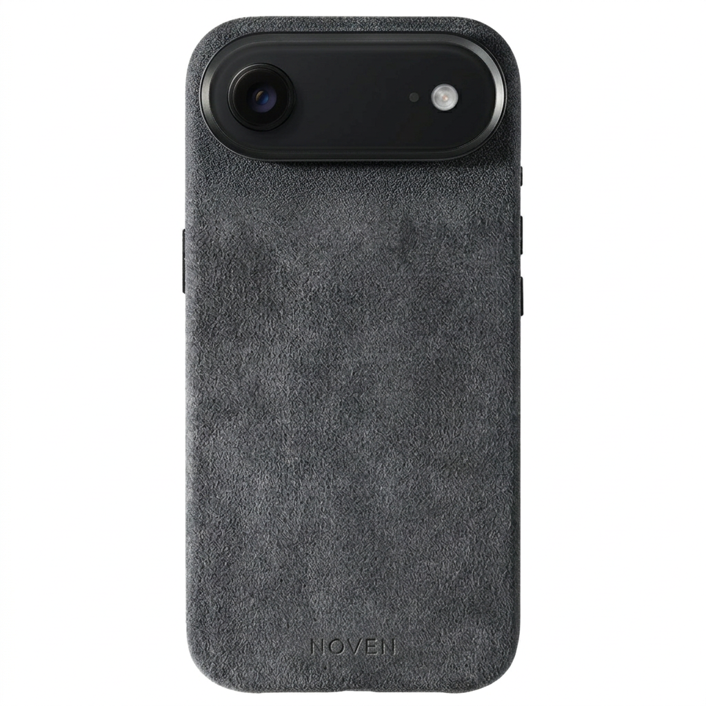 iPhone 17 Air  Funda De Alcantara - Gris Oscuro