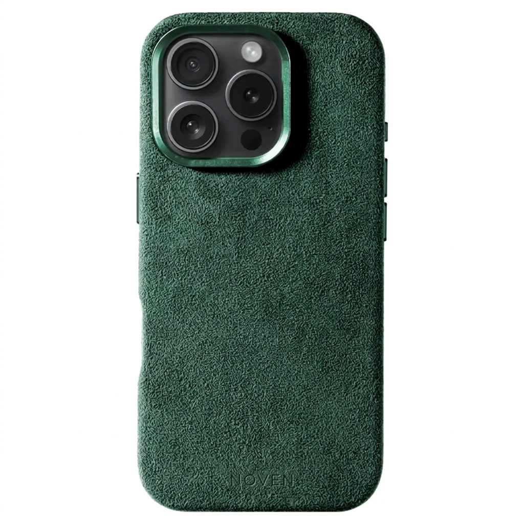 iPhone 14 Pro Funda De Alcantara - Verde